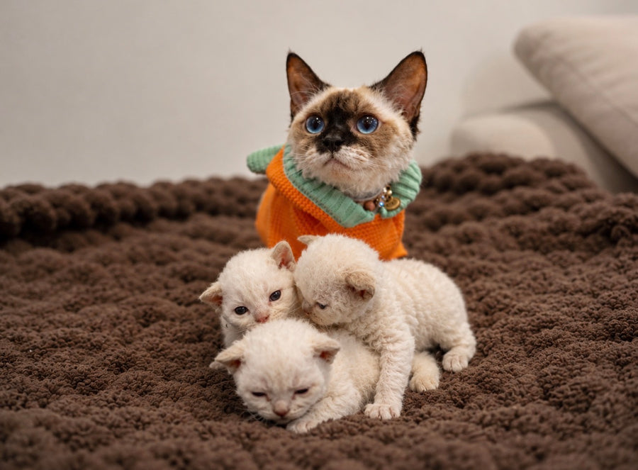 Curly Coated Minskin Kittens